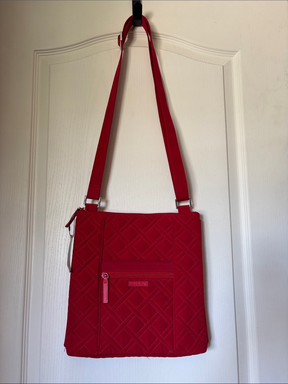 Vera Bradley NWT Red Quilted Crossbody Bag-NWT matching coin purse included.